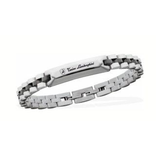 Tonino Lamborghini - Bracciale Uomo - Acciaio - Dettagli Neri