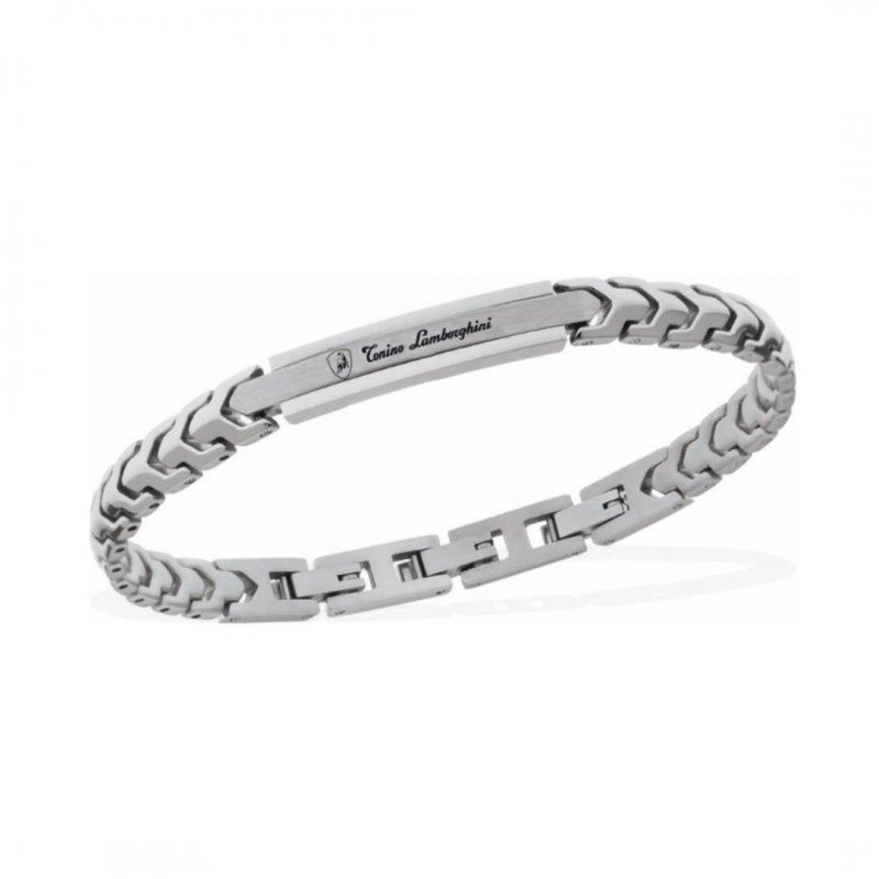 Tonino Lamborghini - Bracciale Uomo - Acciaio - Stemma Toro