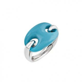 Chantecler - Anello Capriness - Argento - Resina Turchese