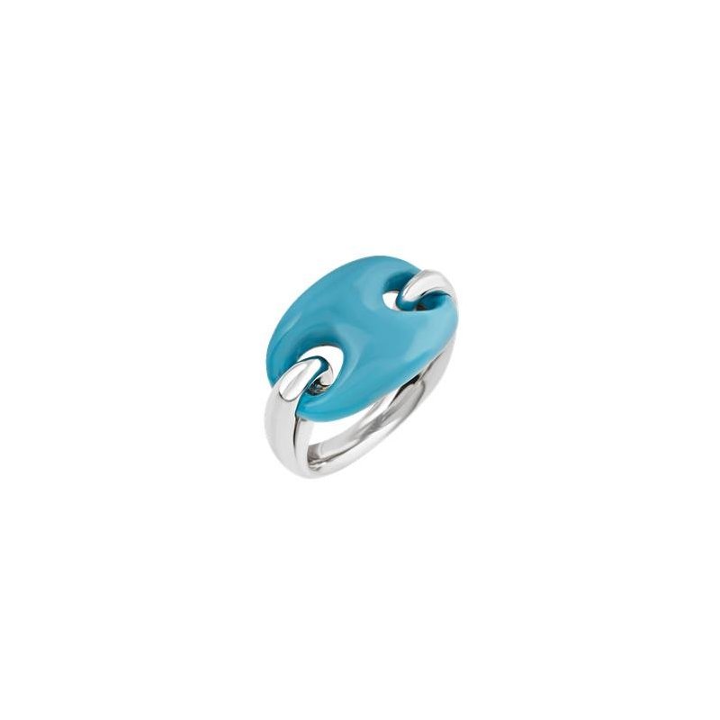 Chantecler - Anello Capriness - Argento - Resina Turchese