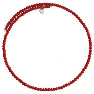 Chantecler - Collana Et Voilà - Argento - Bioresina Corallo