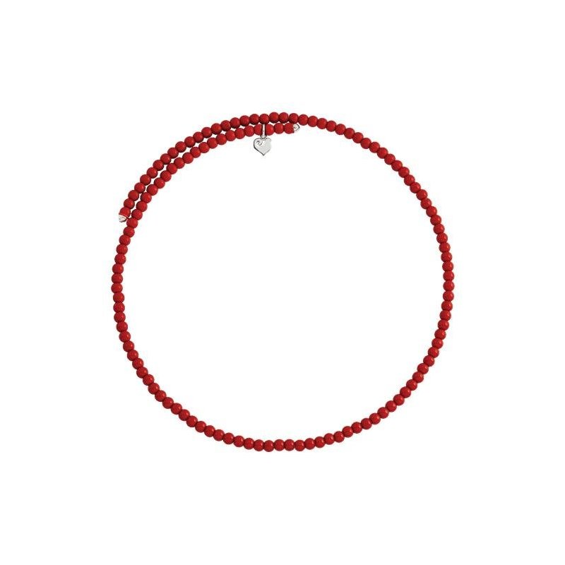 Chantecler - Collana Et Voilà - Argento - Bioresina Corallo