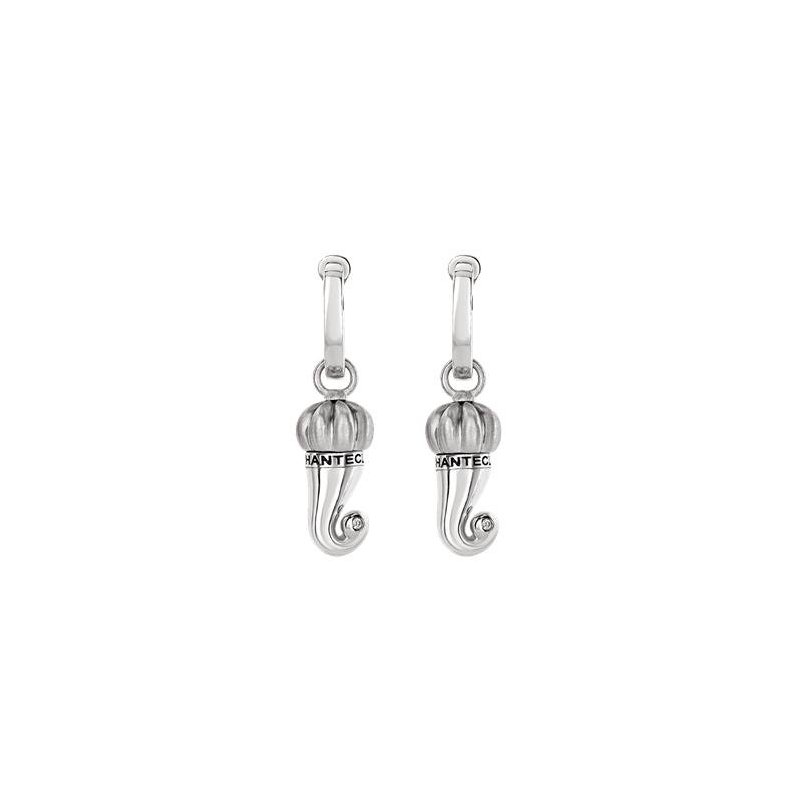 Chantecler - Orecchini Et Voilà Corni - Argento - Diamanti