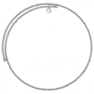 Chantecler - Collana Et Voilà - Argento - Sfere Diamantate