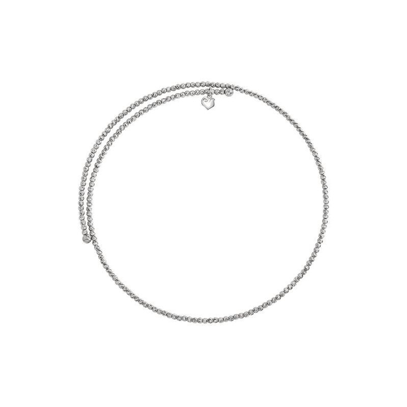 Chantecler - Collana Et Voilà - Argento - Sfere Diamantate