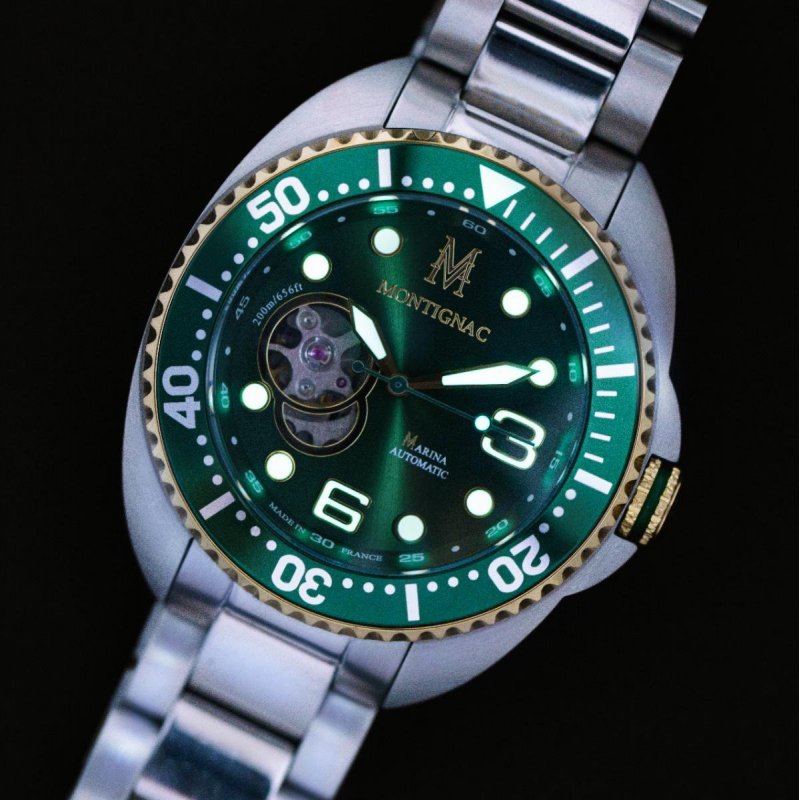 Montignac - Mow910 Marina - Automatico - 42Mm - Verde