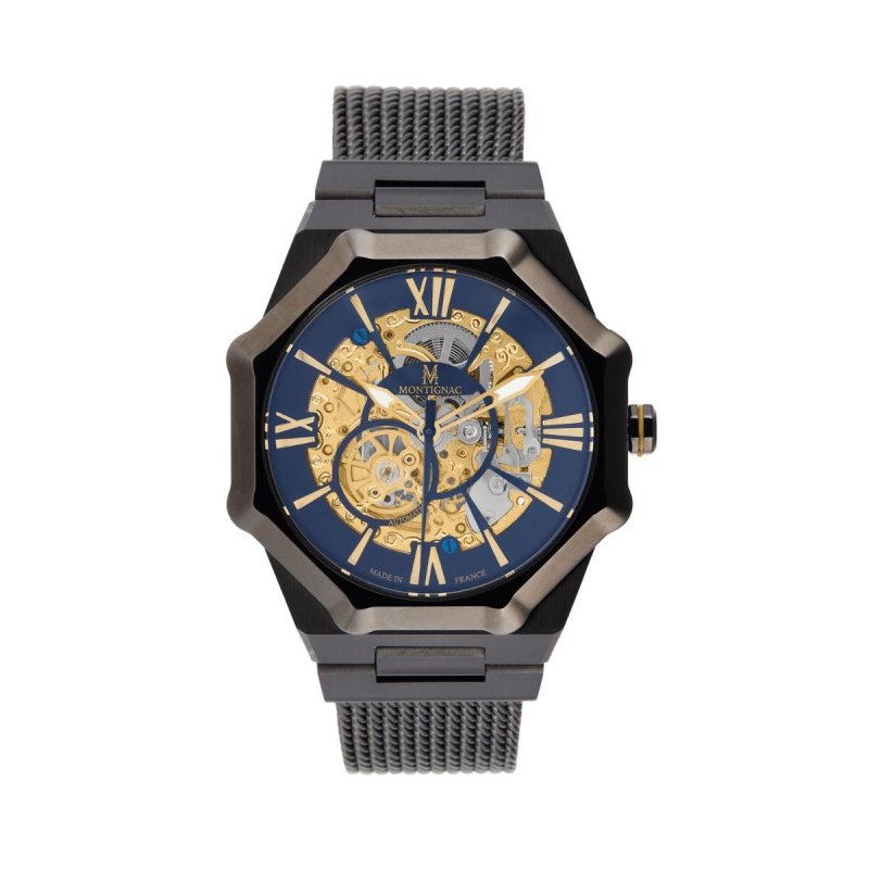Montignac - Mow808 Automatico - Acciaio Nero - Cassa 44Mm