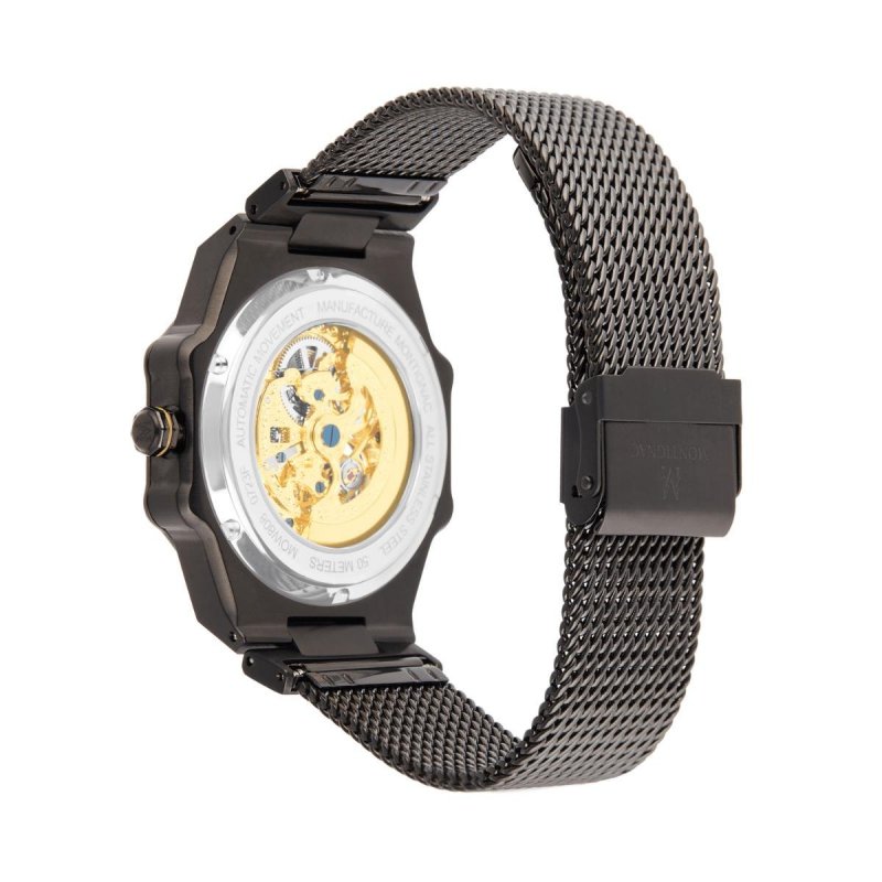 Montignac - Mow808 Automatico - Acciaio Nero - Cassa 44Mm