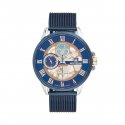 Montignac - Mow611 Uomo - Acciaio - Quadrante Blu