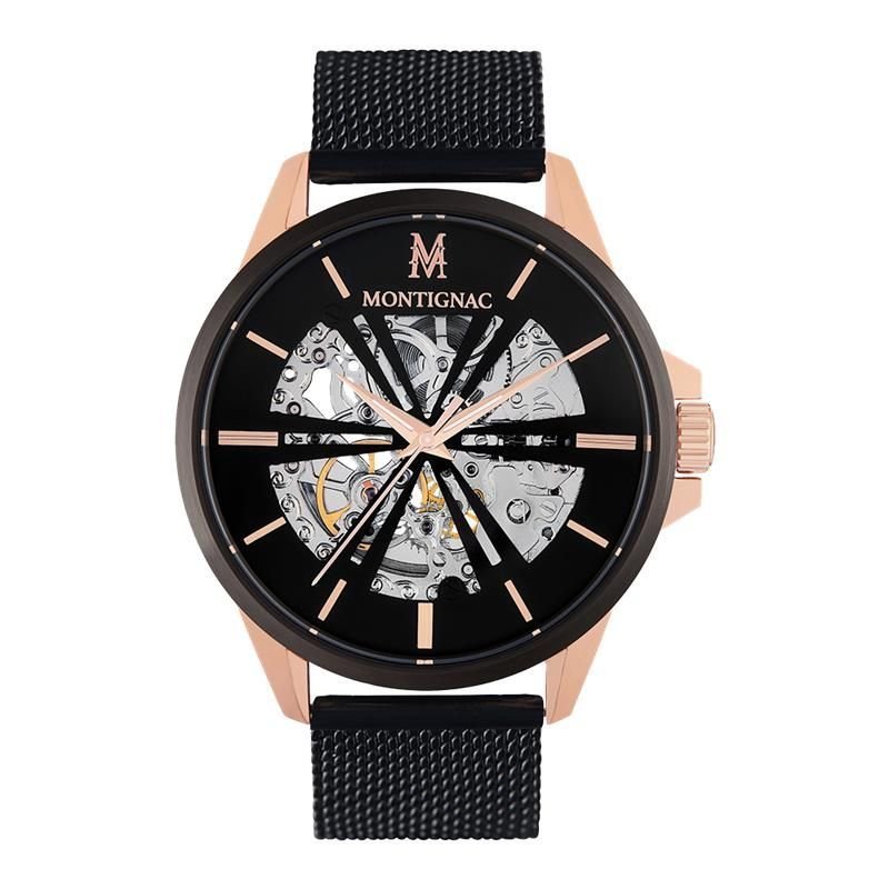 Montignac - Mope19A08 - Automatico Uomo - Quadrante Nero