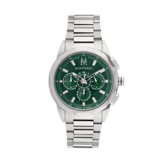 Montignac - Mow906 Uomo - Quadrante Verde - Acciaio Inossidabile