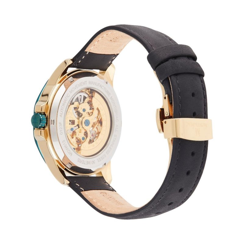 Montignac - Mow613 Automatico - Uomo - Quadrante Verde Oro