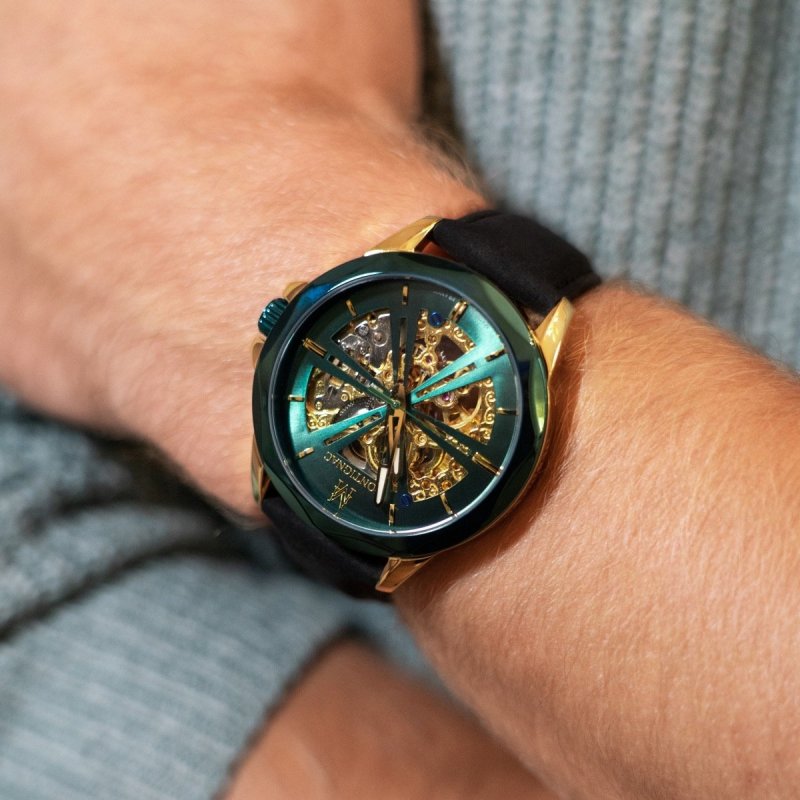 Montignac - Mow613 Automatico - Uomo - Quadrante Verde Oro