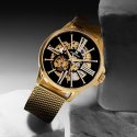 Montignac - Mow150 Automatico - Uomo - Cassa Oro - Quadrante Nero