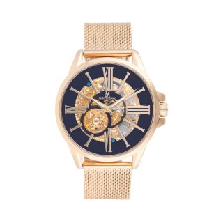 Montignac - Mow150 Automatico - Uomo - Cassa Oro - Quadrante Nero