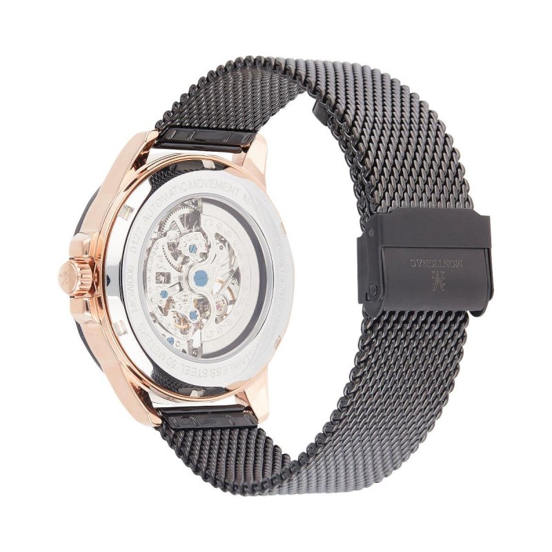 Montignac - Mow006 Automatico - Uomo - Cassa Oro Rosa