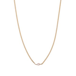 Alisia - Collana Fanny Simple - Oro - Perla Bianca