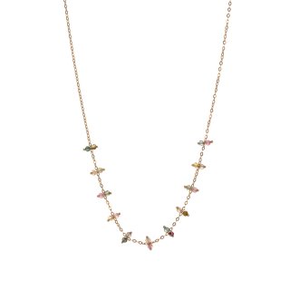 Alisia - Collana Cinnamon Oro - Tormaline - Argento 925