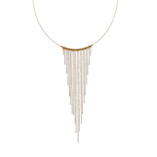 Alisia - Chandelier Collana - Oro - Elegante Artigianale