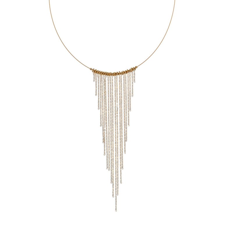 Alisia - Chandelier Collana - Oro - Elegante Artigianale
