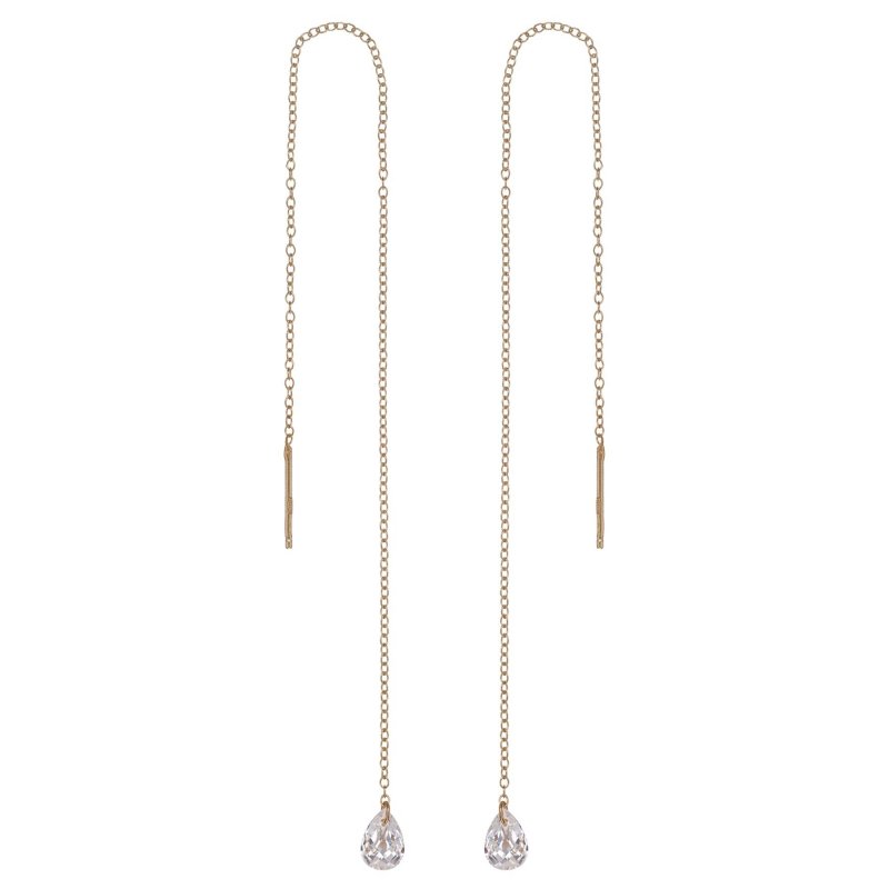 Alisia - Cloe Orecchini Pendenti - Argento 925 - Zirconi