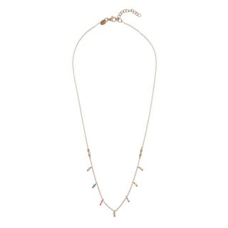 Alisia - Collana Mirage Oro - Pietre Arcobaleno - Design Raffinato