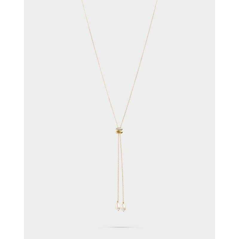 Collana Statement Saliscendi Perla