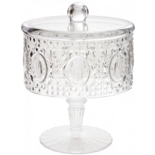 Baci Milano - Biscottiera Baroque Rock - Acrilico - Trasparente
