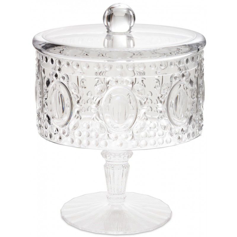 Baci Milano - Biscottiera Baroque Rock - Acrilico - Trasparente