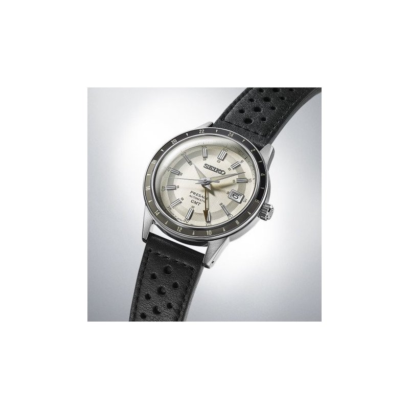 Seiko - Presage Style 60'S Gmt - Automatico - Quadrante Bianco