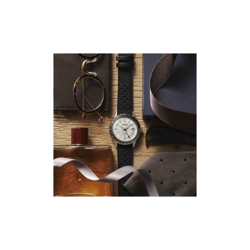 Seiko - Presage Style 60'S Gmt - Automatico - Quadrante Bianco