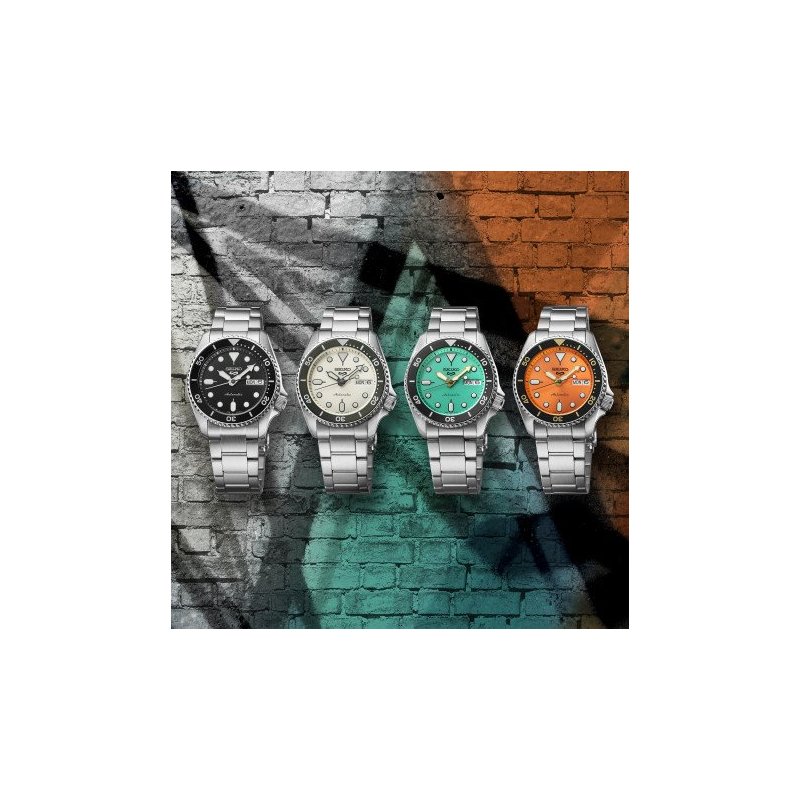 Seiko - Orologio 5 Sports Automatico - Acciaio - Quadrante Blu