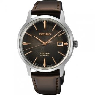Seiko - Presage Cocktail Srpj17J1 - Automatico - Pelle Marrone