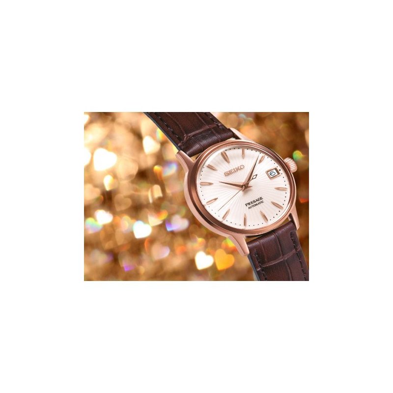 Seiko - Presage Cocktail Automatico - Donna - Cinturino Pelle