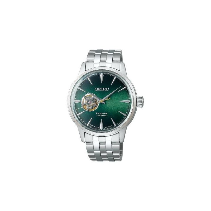 Seiko - Presage Cocktail Open Heart - Automatico - Quadrante Verde