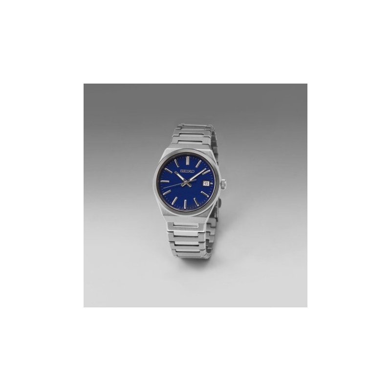 Seiko - Classic Quarzo 3 Sfere Data - Uomo - Acciaio Inossidabile