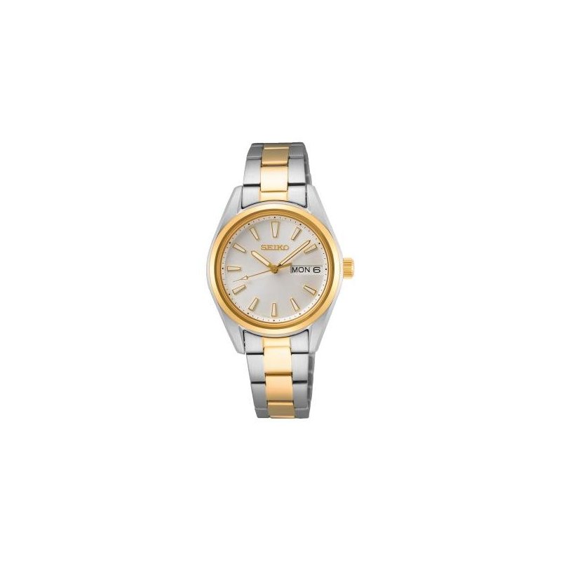 Seiko - Orologio Classic Quarzo Donna - Acciaio - Quadrante Argento