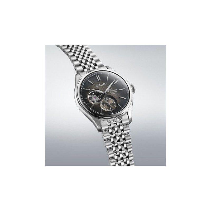 Seiko - Presage Classic Open Heart - Automatico - Acciaio Inossidabile