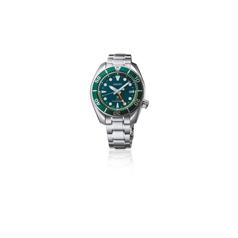 Seiko - Prospex Quarzo Solare Gmt - Acciaio - Verde