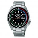 Seiko - Orologio 5 Sports Automatico - Acciaio Inossidabile - Nero