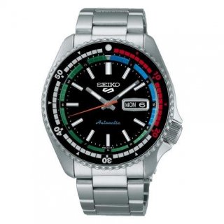 Seiko - Orologio 5 Sports Automatico - Acciaio Inossidabile - Nero