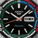 Seiko - Orologio 5 Sports Automatico - Acciaio Inossidabile - Nero