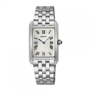 Seiko - Orologio Classic Quarzo 3 Sfere - Acciaio - Bianco