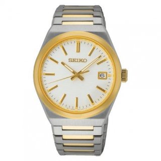 Seiko - Orologio Classic Quarzo - Acciaio Inossidabile - Bianco