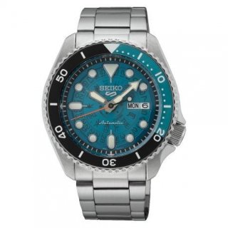 Seiko - Orologio Uomo Seiko 5 Automatico - Acciaio - Quadrante Blu