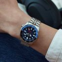 Seiko - Orologio 5 Sports Gmt - Automatico - Acciaio - Quadrante Blu
