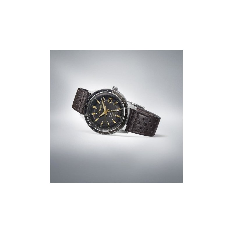 Seiko - Presage Style 60'S Gmt - Automatico - Quadrante Grigio