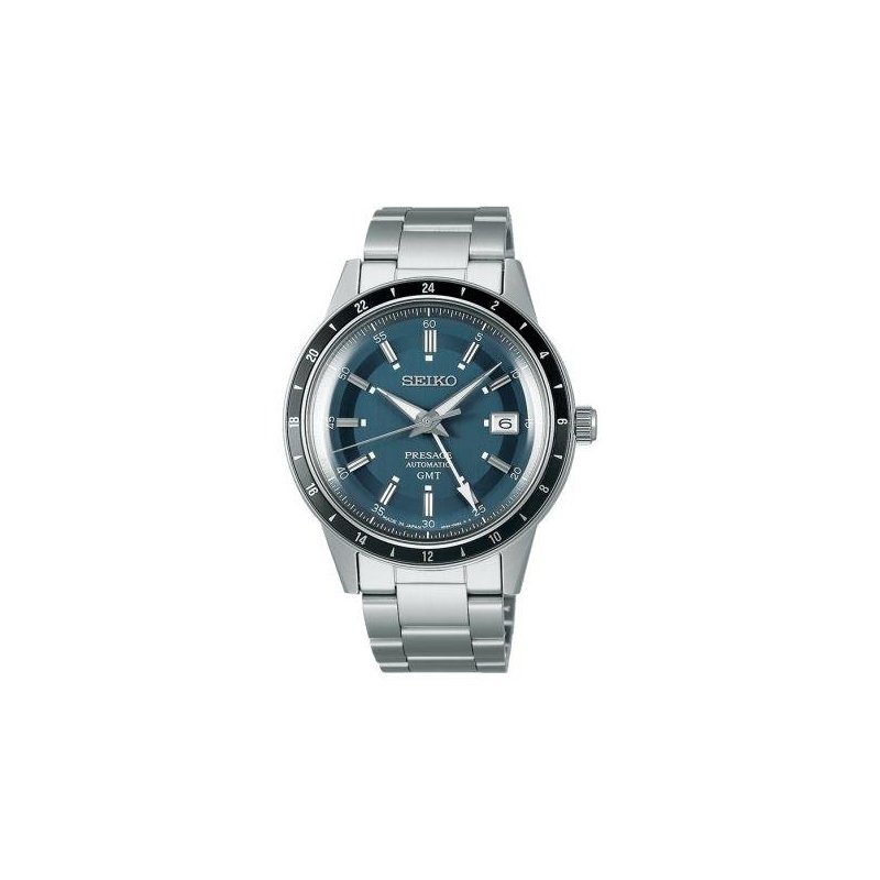 Seiko - Presage Style 60'S Gmt - Automatico - Quadrante Blu