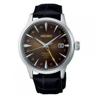 Seiko - Presage Cocktail Gmt - Automatico - Quadrante Marrone