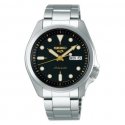 Seiko - Orologio 5 Sports Automatico - Acciaio - Quadrante Nero